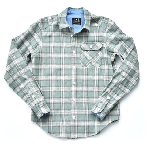 Blanket Twill Shirt – Sage